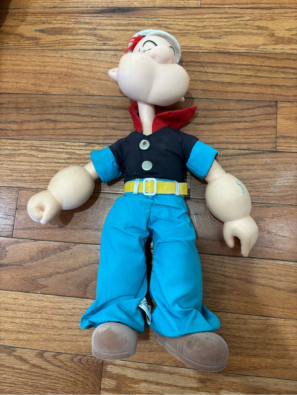 Vtg 1985 Popeye the Sailor Man Plush Doll Figure Presents Hamilton Gifts